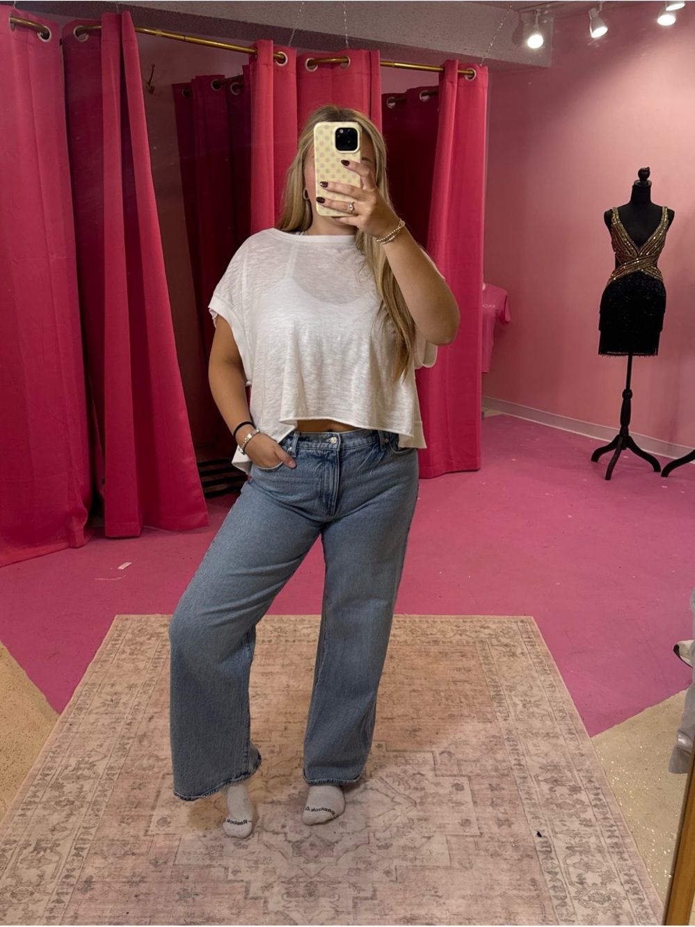 Loft Wide Leg Denim Jeans